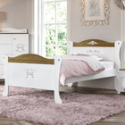 Cama Infantil Provence Almendra Com Pedras Decorativas - Pura