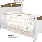 Cama Infantil Provence Almendra Com Pedras Decorativas - Pura