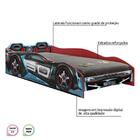 Cama Infantil Pura Magia Tornado Plus Com Kit Shine Vermelho