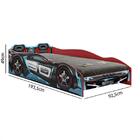 Cama Infantil Pura Magia Tornado Plus Com Kit Shine Vermelho