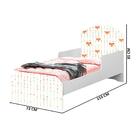 Cama Infantil Raposa Basoto Com Colchão Gazin