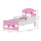 Cama Infantil Rosa Menina Com Colchão