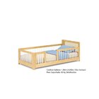 Cama Infantil Solteiro Montessoriano Wave Com Rattan Casatema