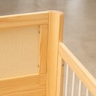 Cama Infantil Solteiro Montessoriano Wave Com Rattan Casatema