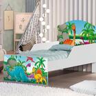 Cama Infantil Turma Dinos Com Colchão