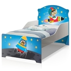 Cama Infantil Uly Astronauta e Foguete com Colchão