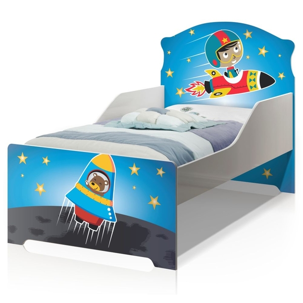 Cama infantil foguete clearance