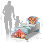 Cama Infantil Uly Circo com Colchão