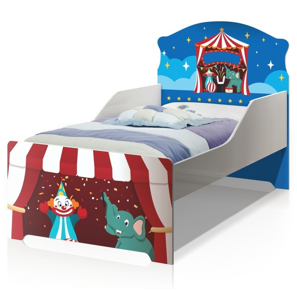 Cama Infantil Uly Circo Picadeiro com Colchão