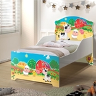 Cama Infantil Uly Fazendinha Colorida