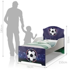 Cama Infantil Uly Futebol Bandeiras