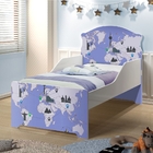 Cama Infantil Uly Mapas de Viagens com Colchão