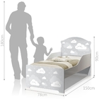 Cama Infantil Uly Nuvens Cinza
