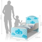 Cama Infantil Uly Nuvens Meninos