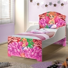 Cama Infantil Uly Sereia E Corais Com Colchão