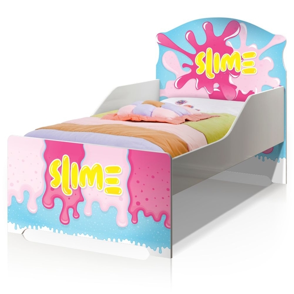 Cama Infantil Uly Slime Menina com Colchão
