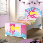 Cama Infantil Uly Slime Menina com Colchão