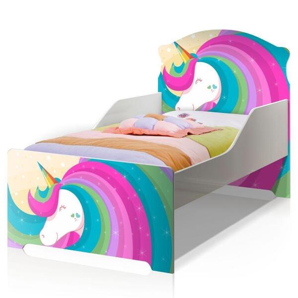 Cama Infantil Uly Unicórnio Arco Íris