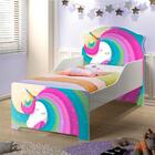 Cama Infantil Uly Unicórnio Arco Íris Com Colchão