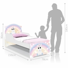 Cama Infantil Uly Unicórnio Bebê com Colchão