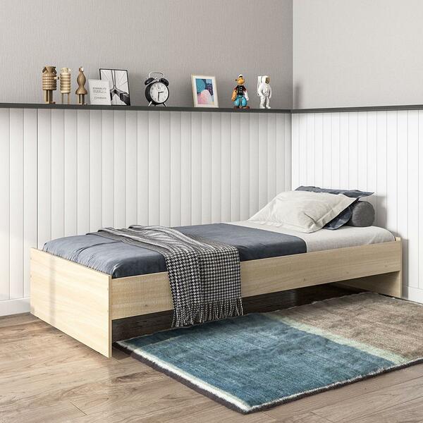 Cama Infanto Juvenil De Solteiro Mdp Legno Salinas Ff Politor