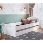 Cama Infantojuvenil Com Protetores Encanto  Branco