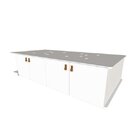 Cama Infatil 8 Portas Zoe Bramov Móveis Branco