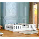 Cama Intanfil Helo Com Colchão Casal Montessoriana Branca Com