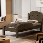 Cama Iris 0.9 Solteiro Castanho – Vj Móveis