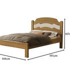 Cama Iris 1.4 Casal Nature/off White – Vj Móveis