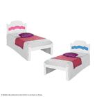 Cama Iris Solteiro 0,88cm Rosa/azul - Cambel Móveis