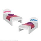 Cama Iris Solteiro 0,88cm Rosa/azul Com Colchão - Cambel Móve