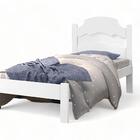 Cama Íris Solteiro Branco Cambel