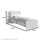 Cama Isa Solteiro Branco Cambel