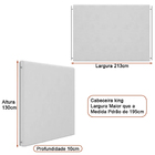 Cama Japonesa Com Cabeceira Almeriaharu King Bouclé Suave Off