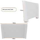 Cama Japonesa Com Cabeceira Corea Seo Casal Nobuck Marrom - S