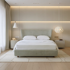 Cama Japonesa Com Cabeceira Corea Seo King Veludo Nobre Verde