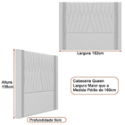 Cama Japonesa Com Cabeceira Pierreharu Queen Linho Bege - Sal