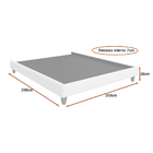 Cama Japonesa Corea King Bouclé Off White - Sallar Home