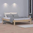 Cama Japonesa Queen Size Madeira Maciça Crua Nemargi