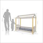 Cama Joyce Solteiro Branco Com Led