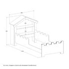 Cama Juvenil Casinha Kyoto Branca E Rosa Com Colchão