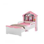Cama Juvenil Casinha Rainha Branco/rosa Planet Baby