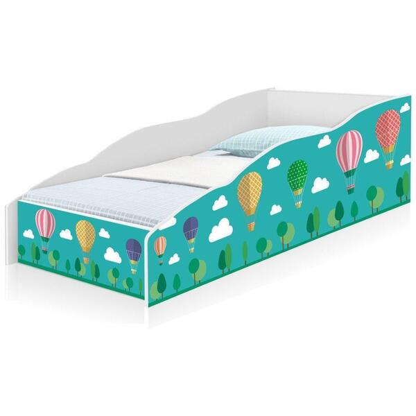 Cama Juvenil Club Balão Nas Nuvens Com Colchão