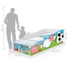 Cama Juvenil Club Bichinhos Na Fazenda