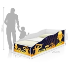 Cama Juvenil Club Campeão Da Bola Com Colchão