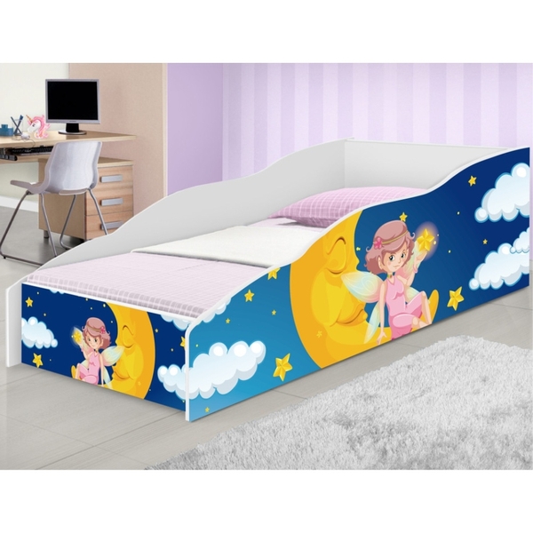 Cama Juvenil Club Noite De Fada Com Colchão