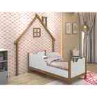 Cama Juvenil Cristal Freijó Branco Basoto