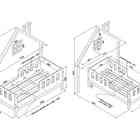 Cama Juvenil Cristal Freijó Branco Basoto