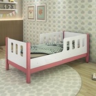 Cama Juvenil Encanto Branco/rosa - Vitamov